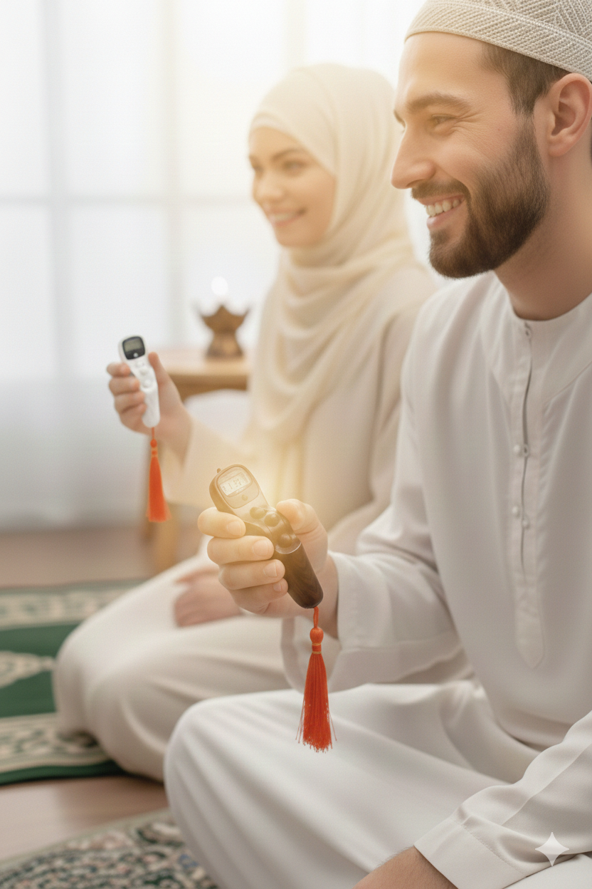 RAVZA DİJİTAL TESBİH 5 HANELİ